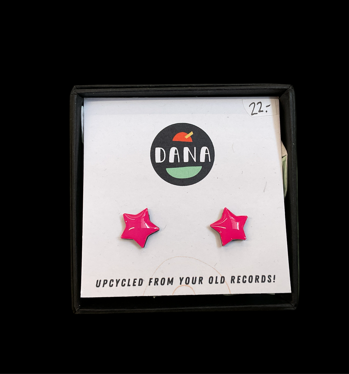 Dana Jewellery Star Orange studs