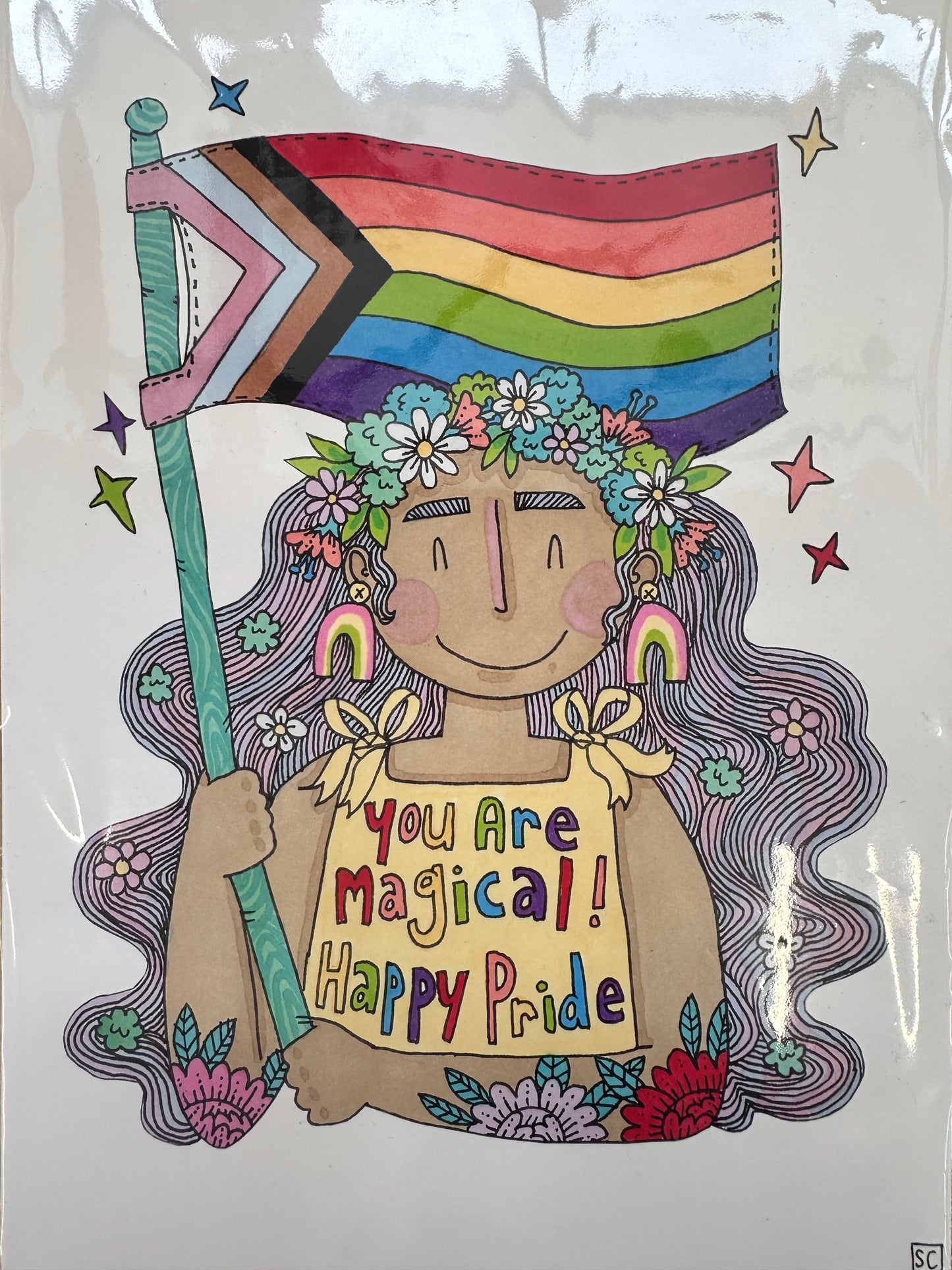 Sarah Cunningham Prints “Happy Pride” A4