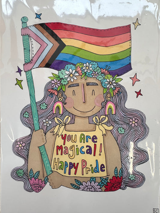 Sarah Cunningham Prints “Happy Pride” A4