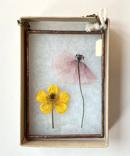 Petite Wallflowers Buttercup & Poppy