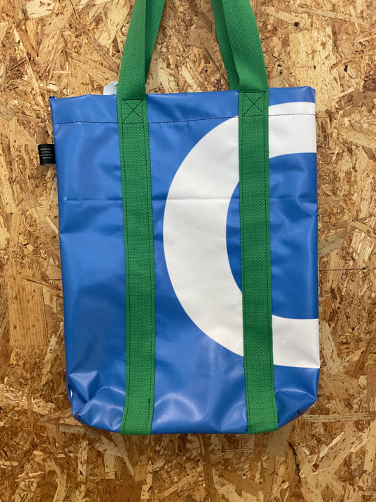 The Upcycle Movement Tent Tote - blue