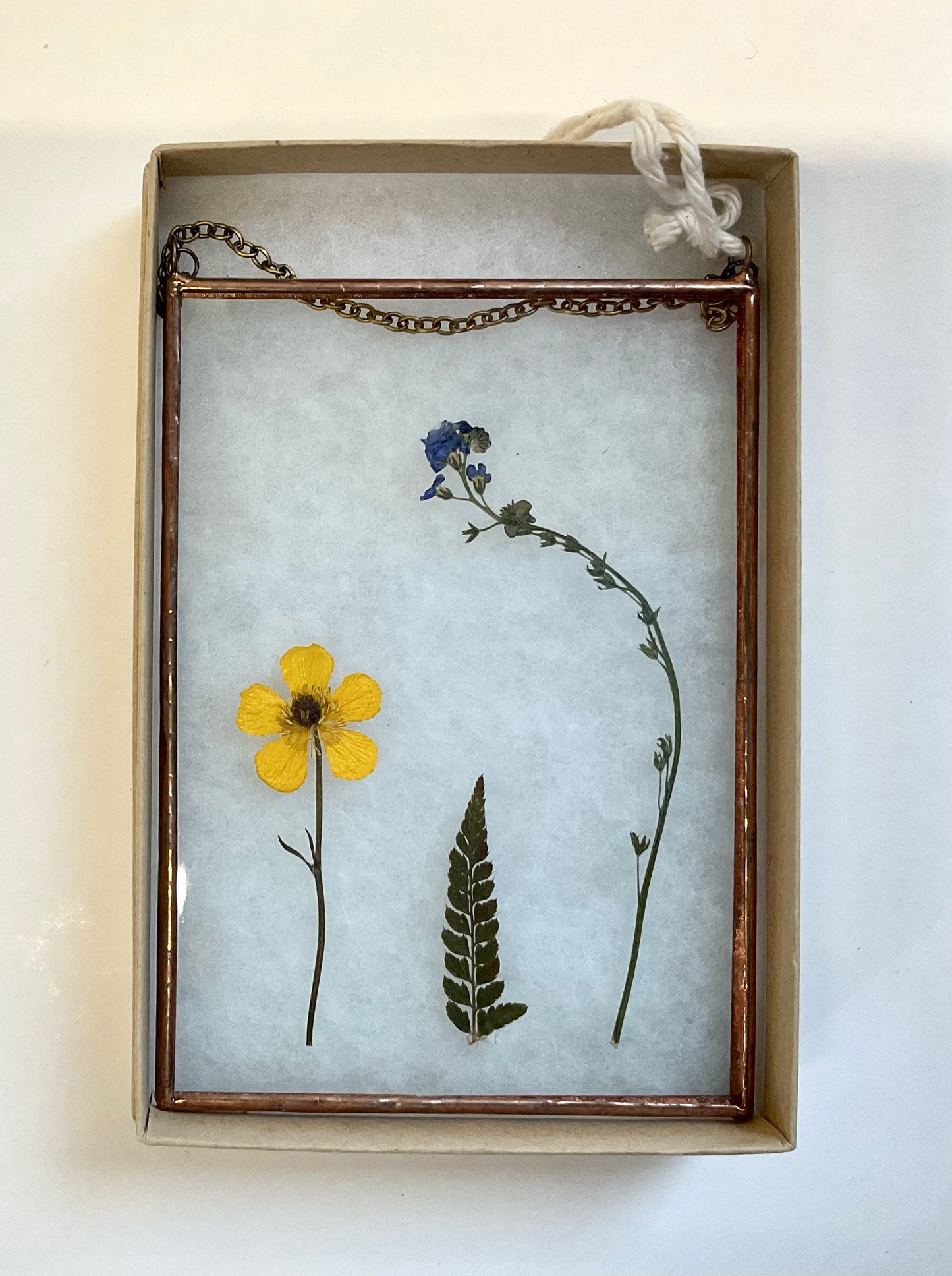 Small Wallflowers Buttercup, Fern & Forget Me Not