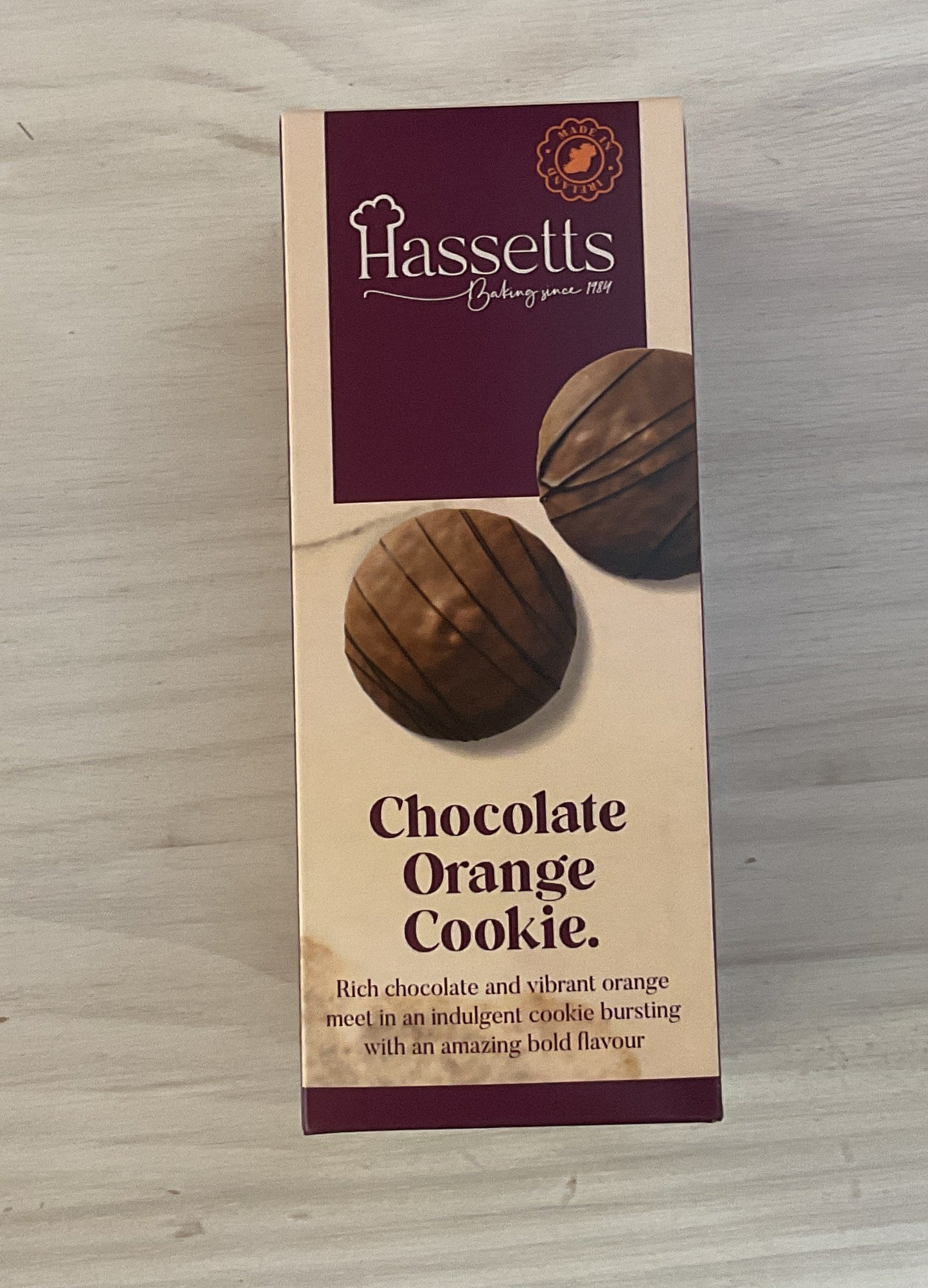 Hassets Choclate Orange Cookie