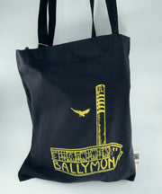 Eco Store - Ballymun Tote Bag - Black Fabric & Yellow Print