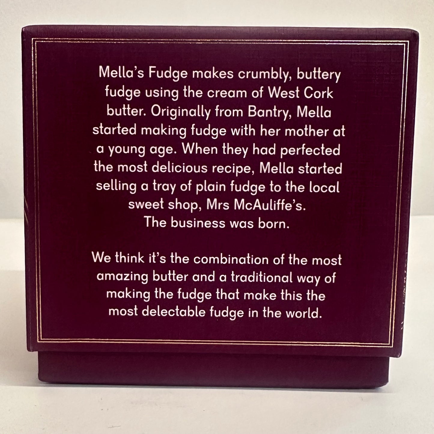 Mella’s Irish Butter Fudge Vanilla