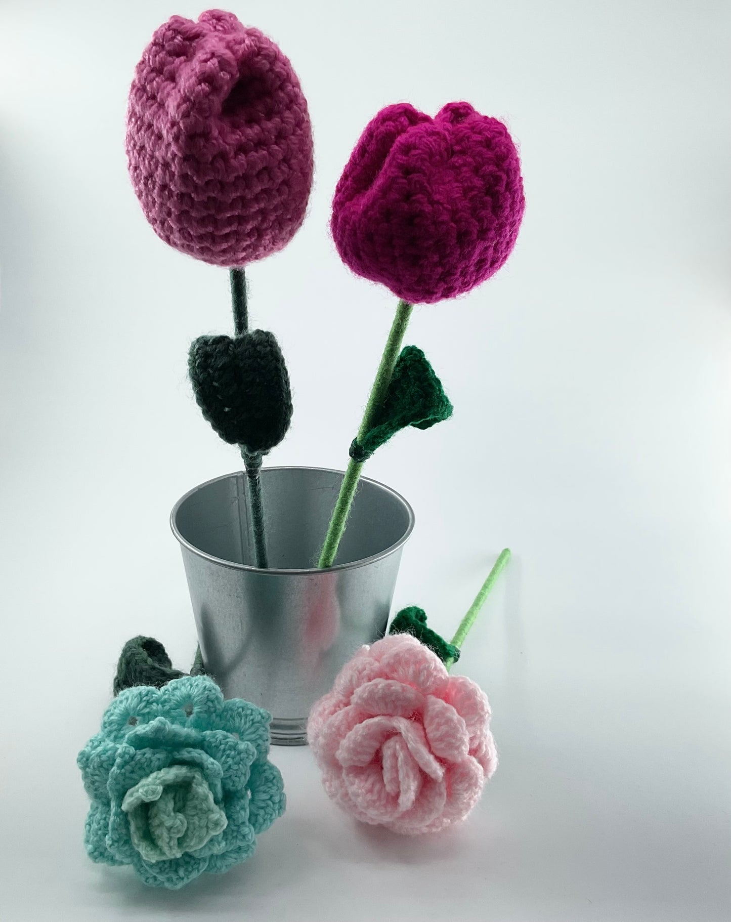 Three Sisters Crochet Single Flower