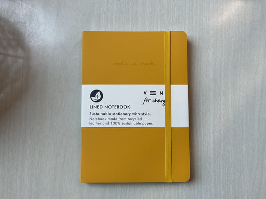 Vent A5 Mark Yellow Lined Notebook A5