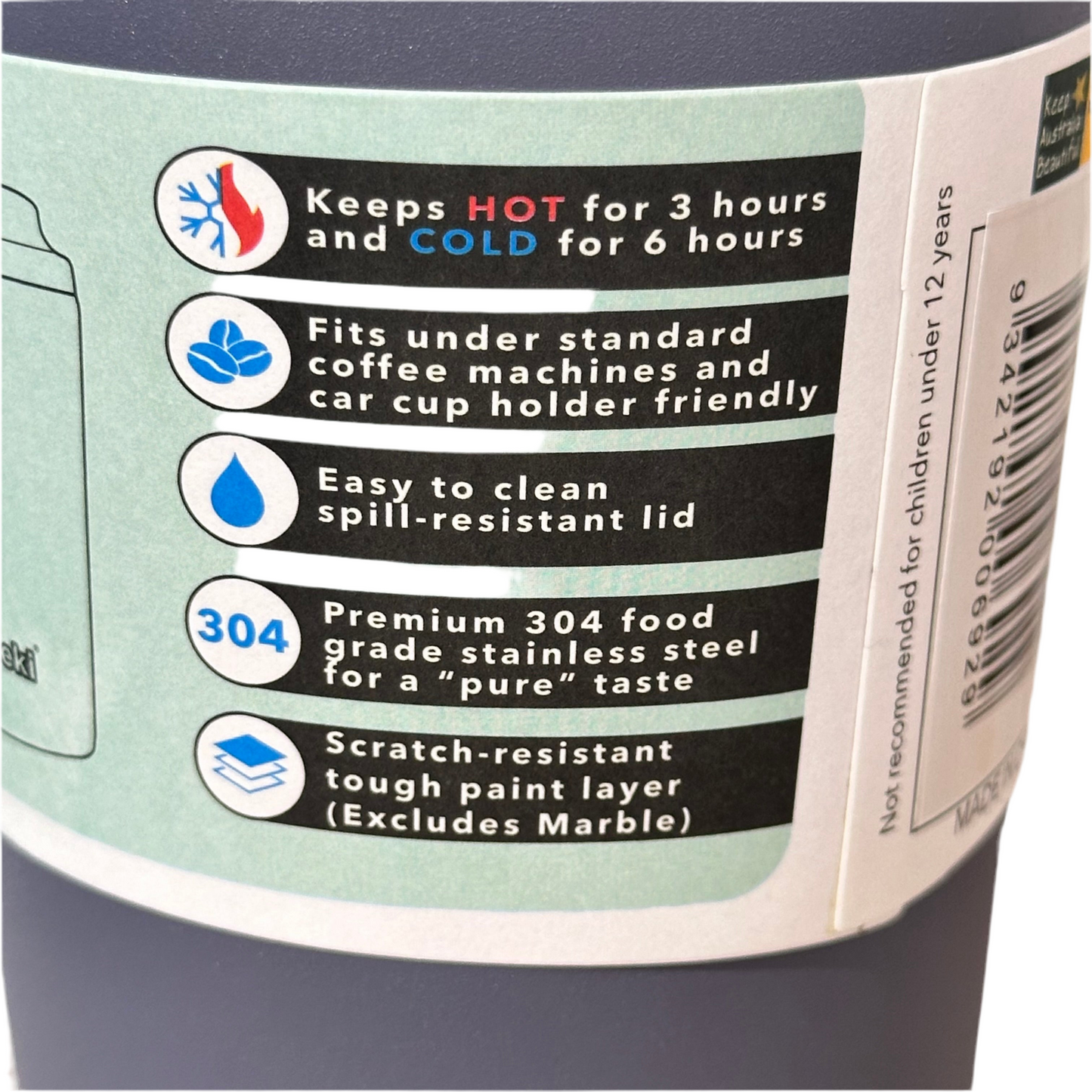 Cheeki Coffee Cup Insulated 350ml - Granite