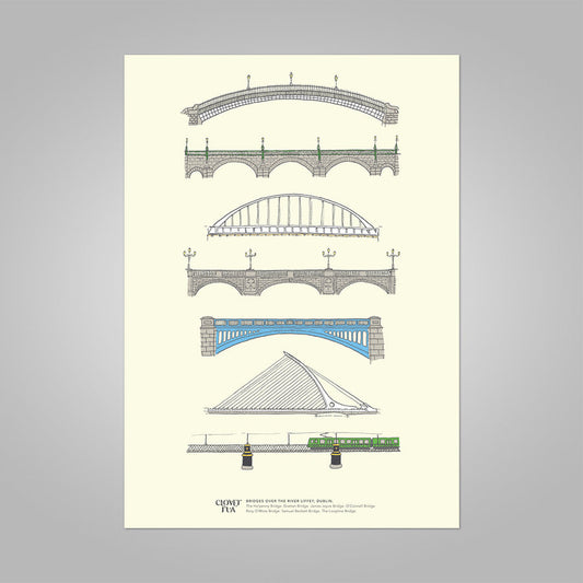 Liffey Bridges Bridges Card