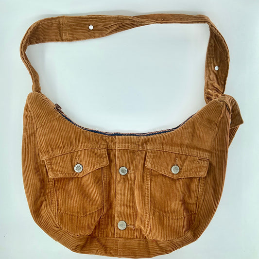 Cycle Up (Roscommon Womens Network) Slouch Crossbody Bag Corduroy