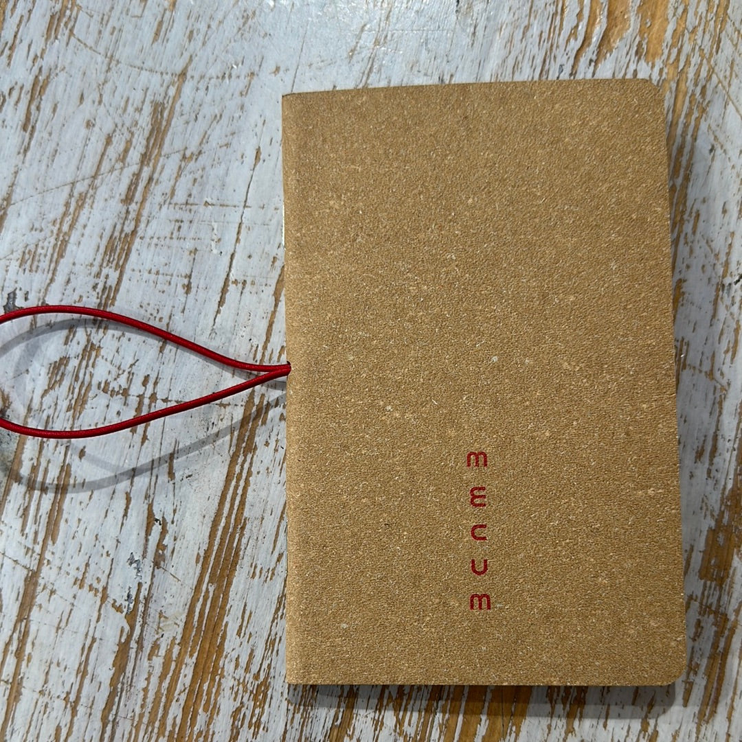 Brown Notebook Recycled Leather