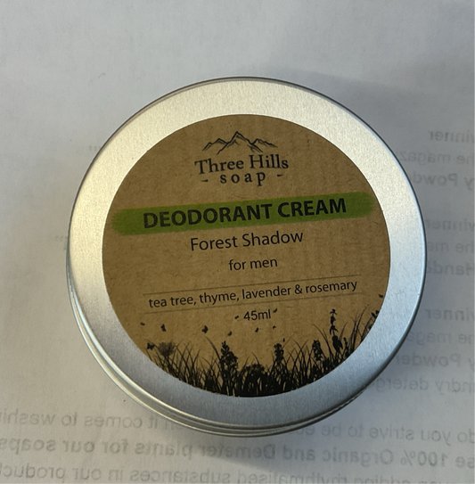 Three Hill Soap Deodorant Cream-Forest Shadow For Men