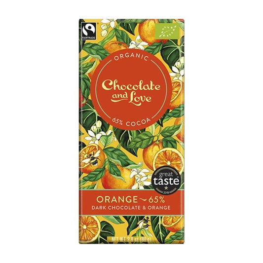 Chocolate and Love - Dark Chocolate  with Orange