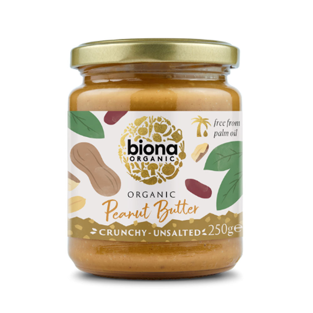 Biona Peanut Butter Smooth No Salt (Org)