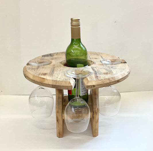 Wine Glass Holder with 4 Glasses