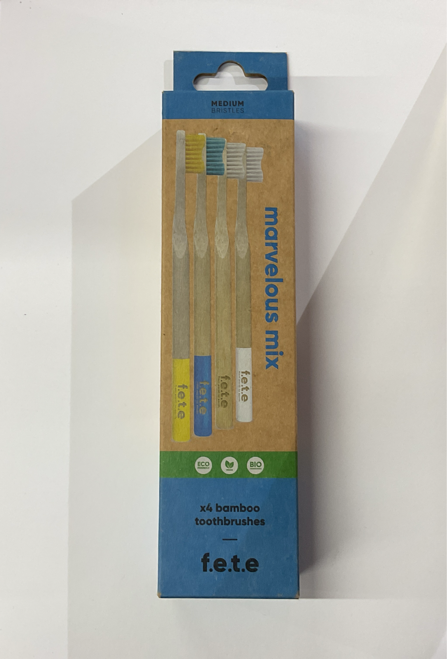 F.E.T.E - Marvelous Mix x4 Bamboo Toothbrushes