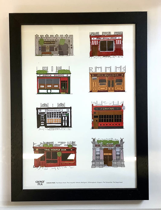 Irish Pubs Framed Print