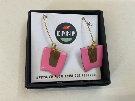 Dana Jewellery pink and bronze earrings