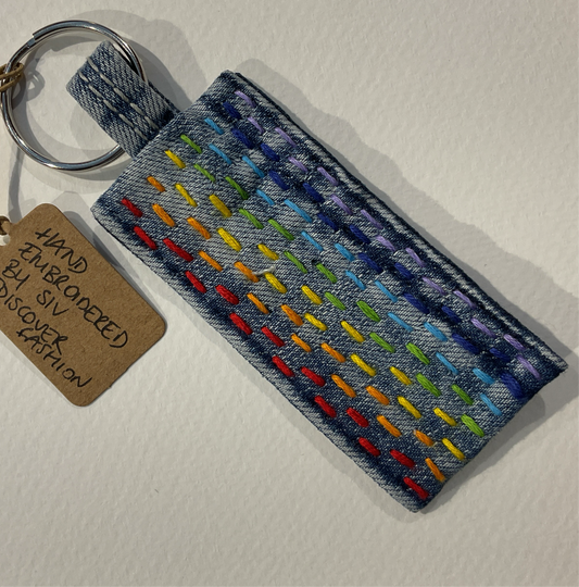 RDC Fashion Denim keyring - multicolour