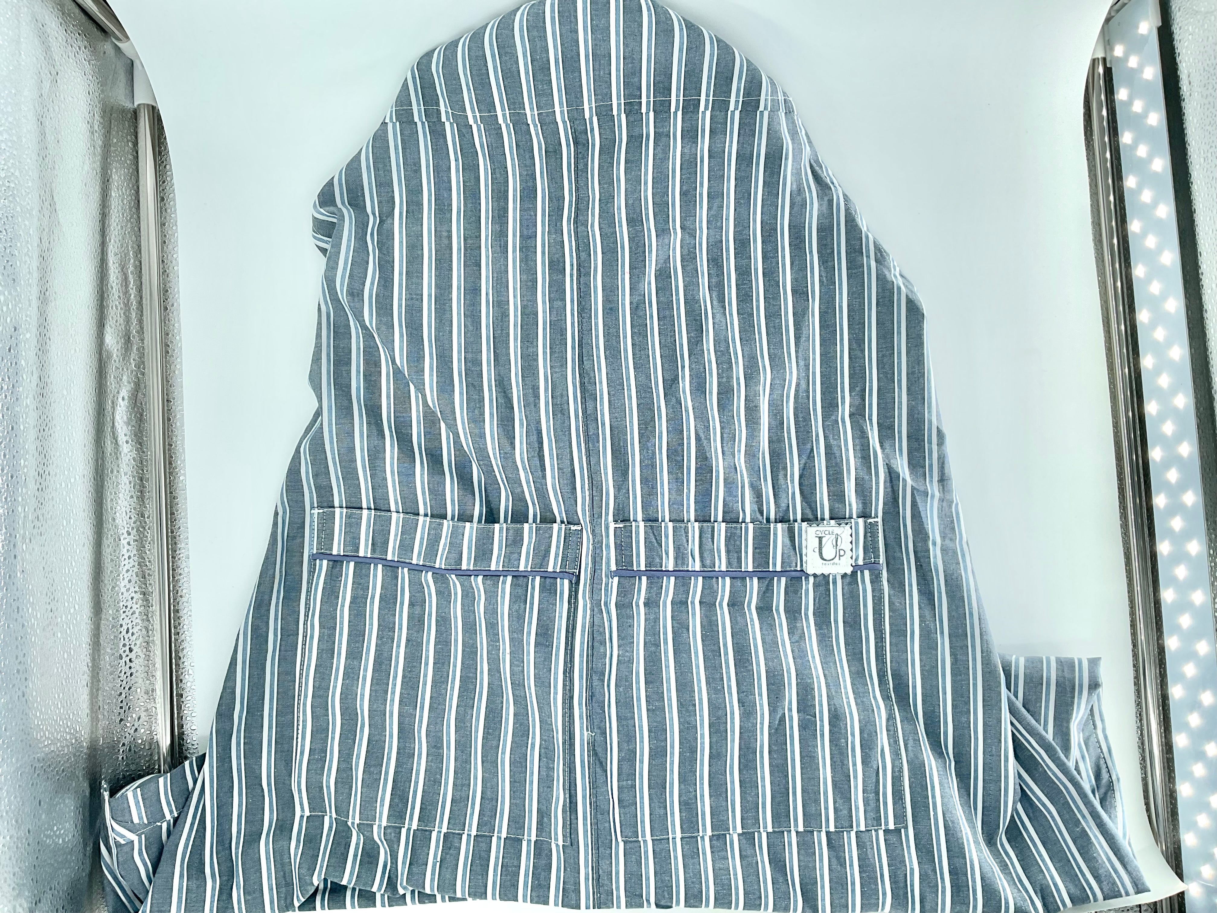 CycleUp Textiles - Blue Striped Apron