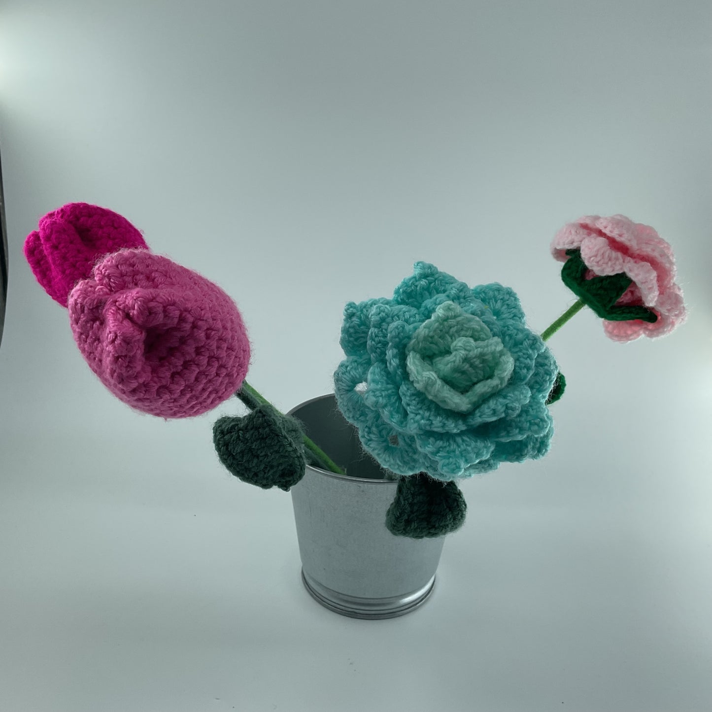 Three Sisters Crochet Single Flower
