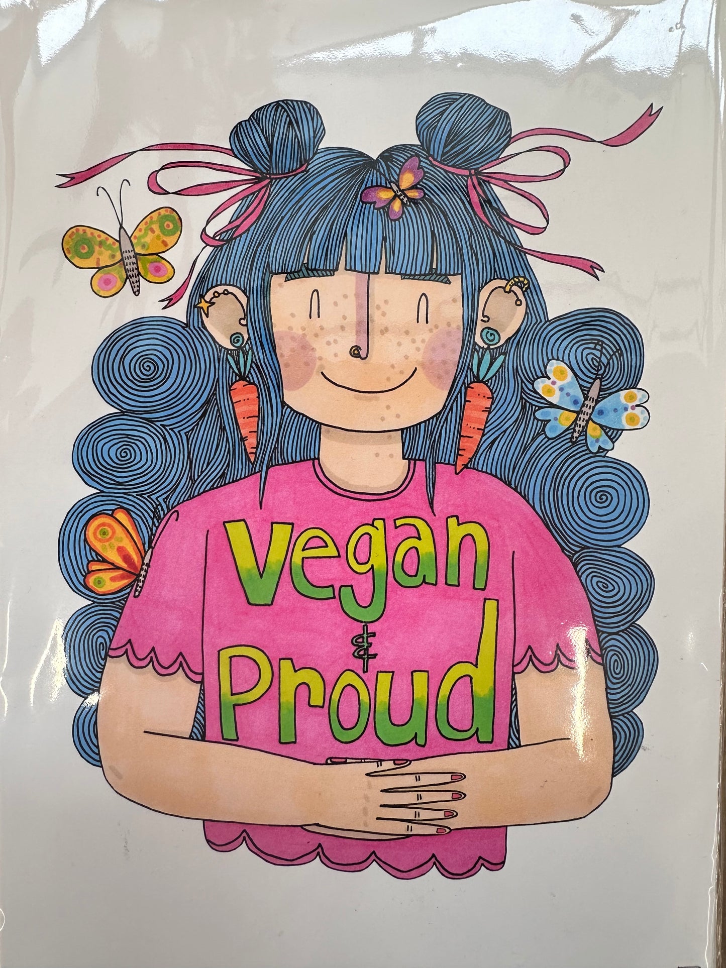 Sarah Cunningham “Vegan & Proud” A4