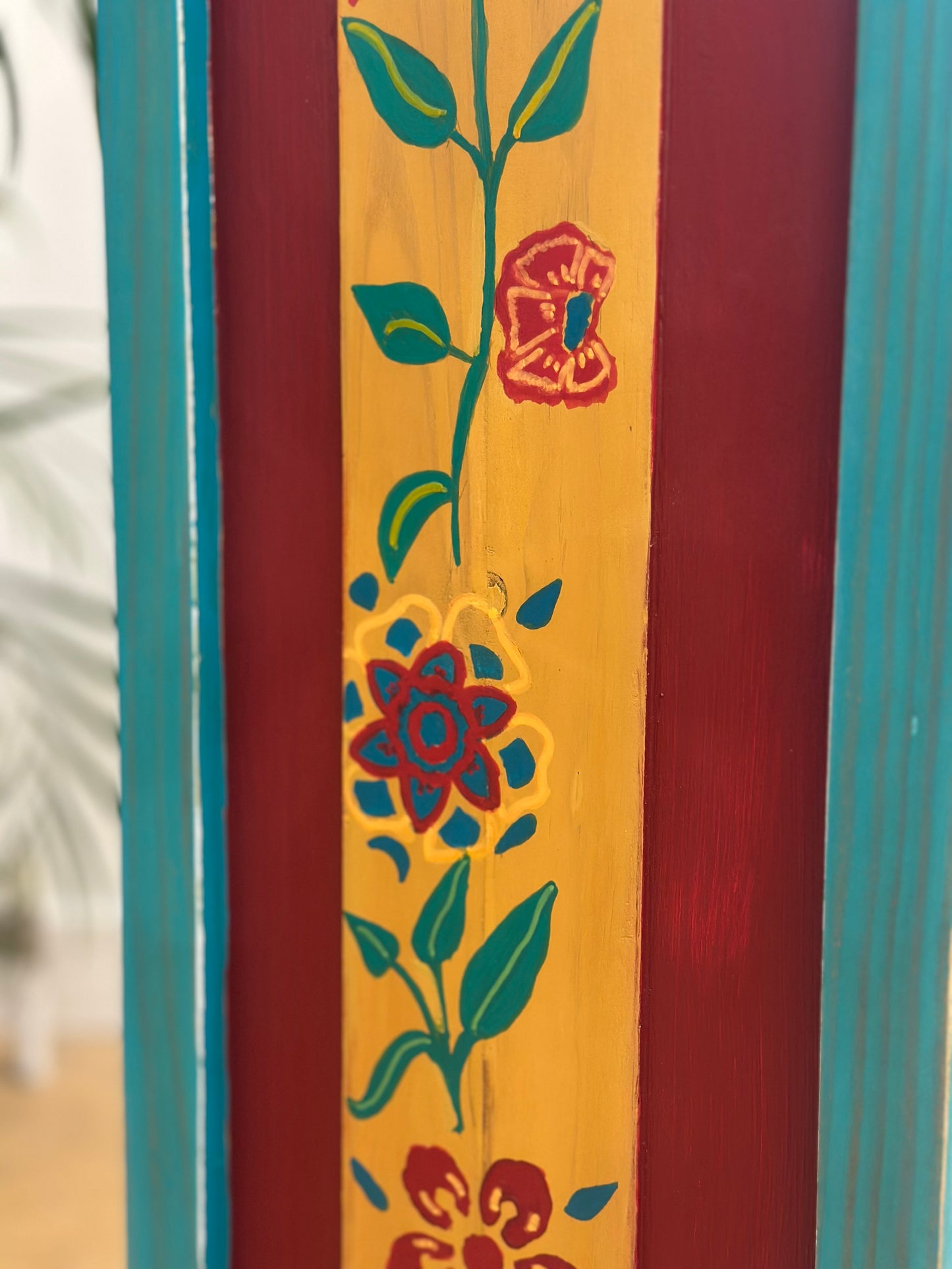 “Tall Boy” Folk Art Boho