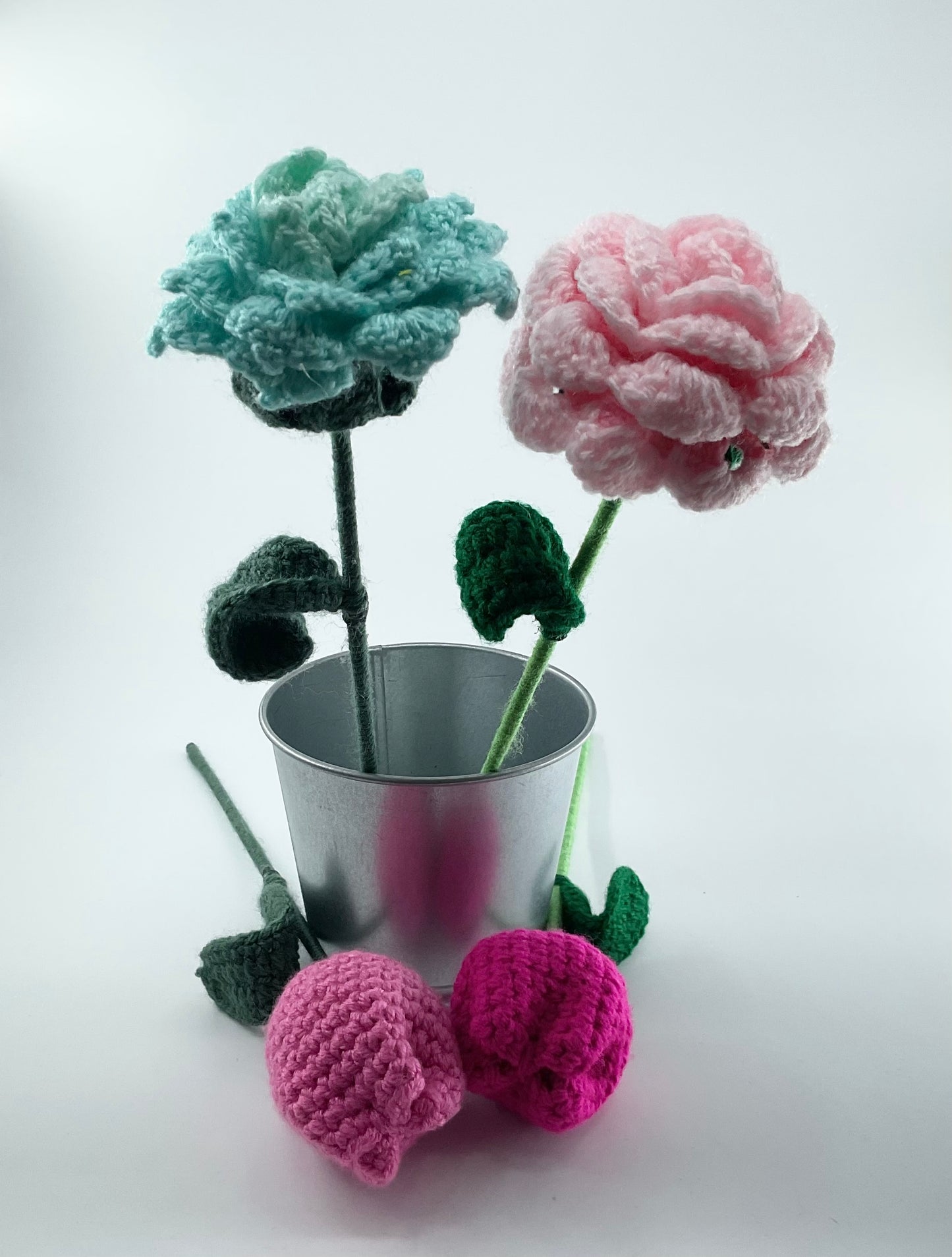 Three Sisters Crochet Single Flower