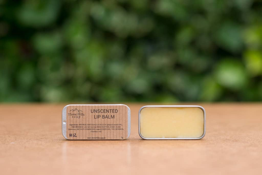Three Hills Unscented Lip Balm