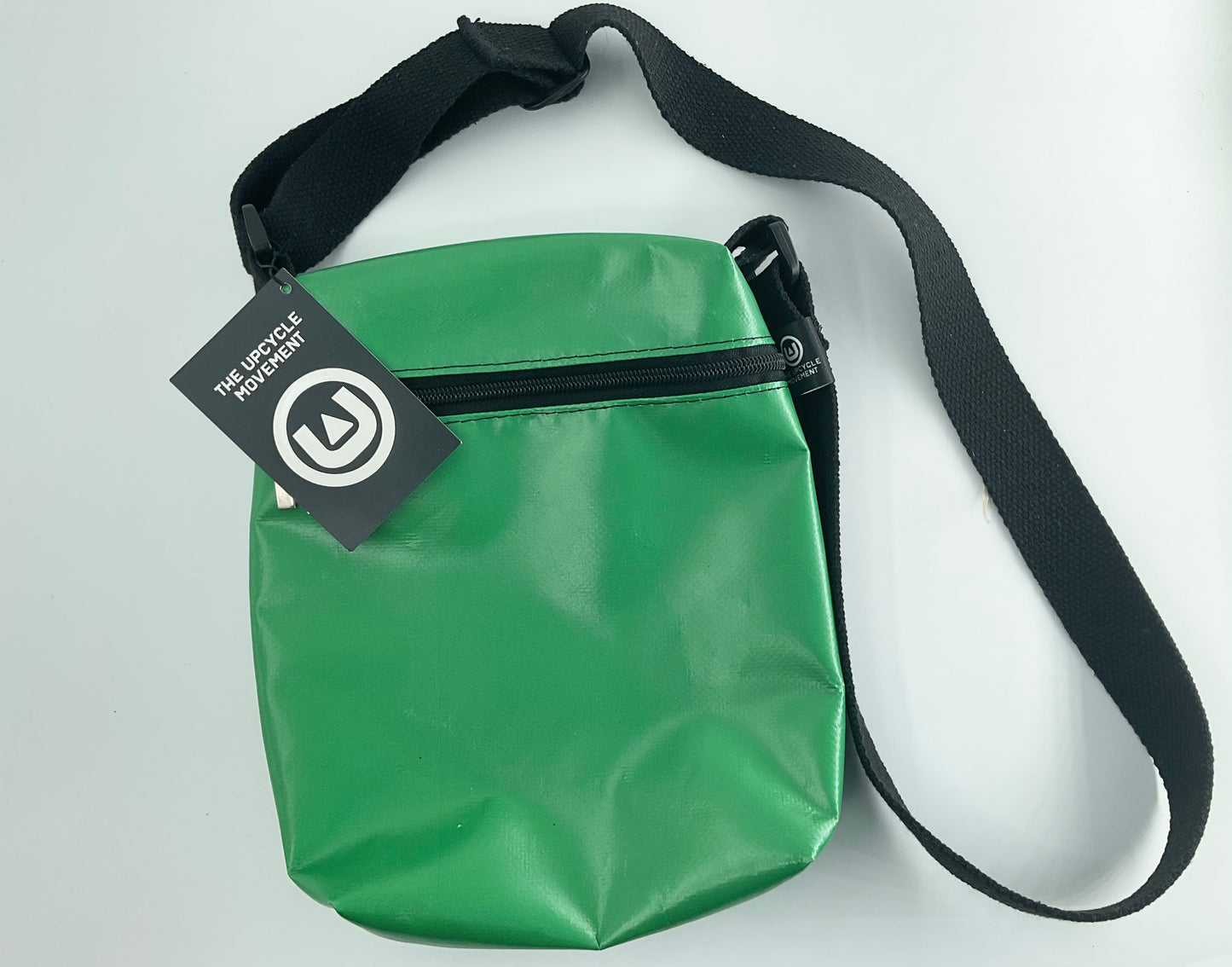 The Upcycle Movement Green Rambler Bag Upcycled Marquee Tent