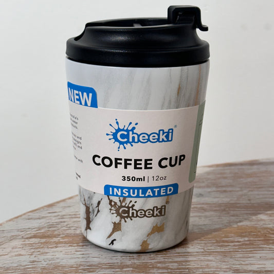 Cheeki Coffee Cup Insulated 350ml - Marble