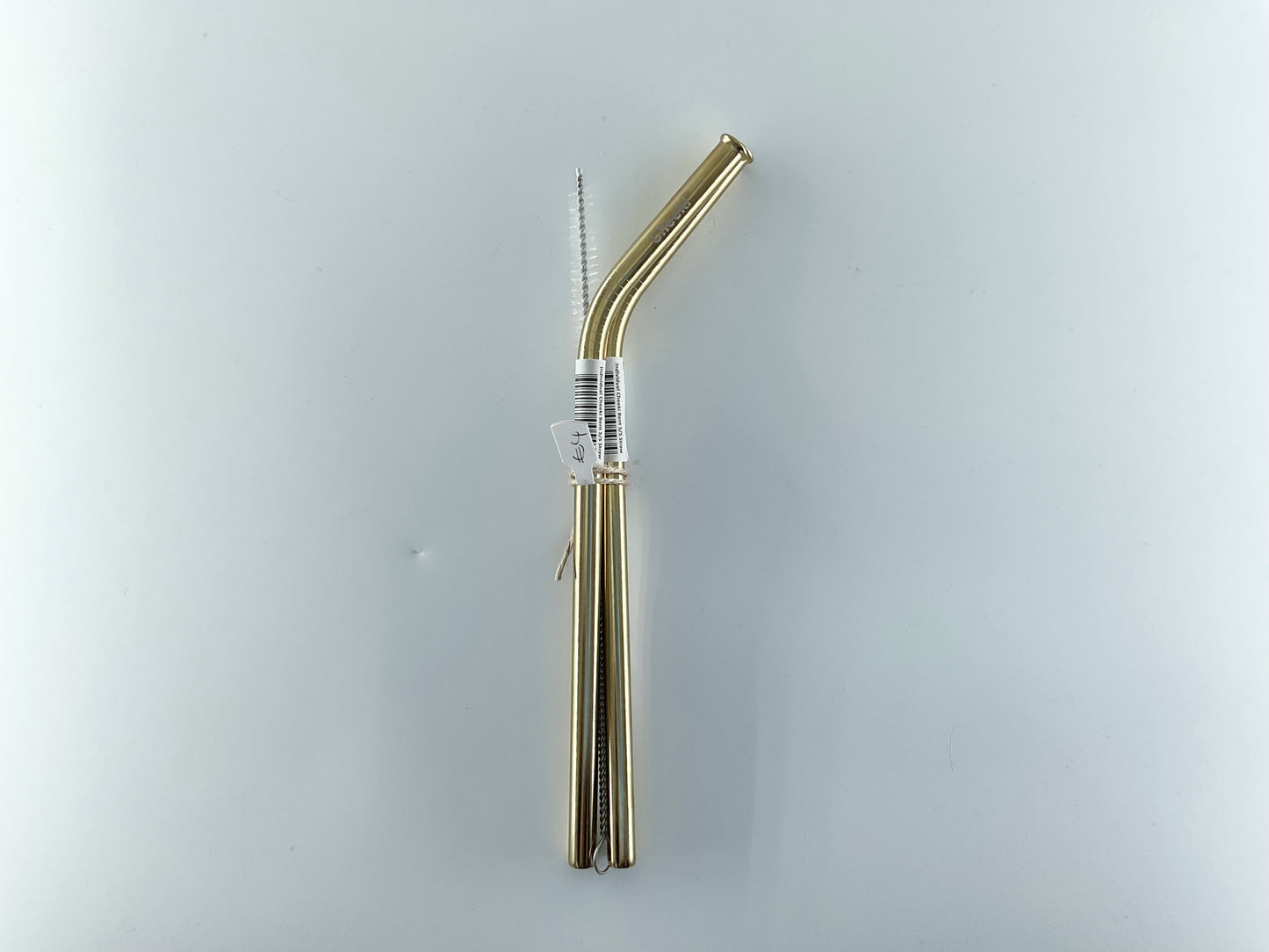 2 X Cheeki Stainless Steel Drinking Straws & Straw  Cleaner