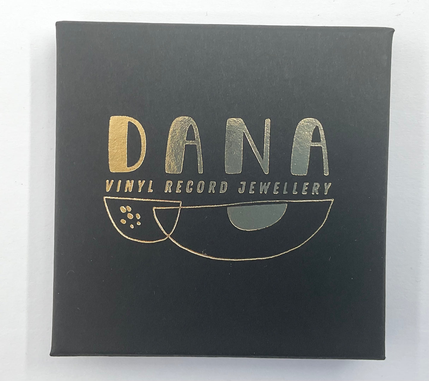 Dana Jewellery Small Black vinyl Teardrop