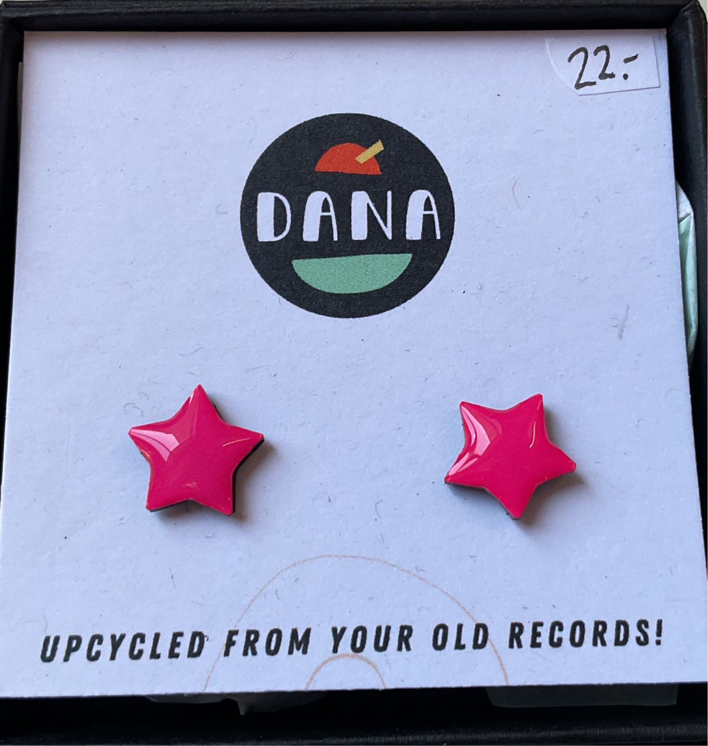 Dana Jewellery Star pink Studs