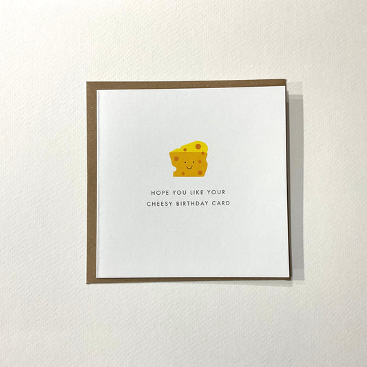 Bold Bunny Cards - Hope you like your  Cheesy Birthday