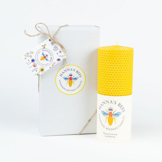 Hanna's Bees Beeswax Candle - Large