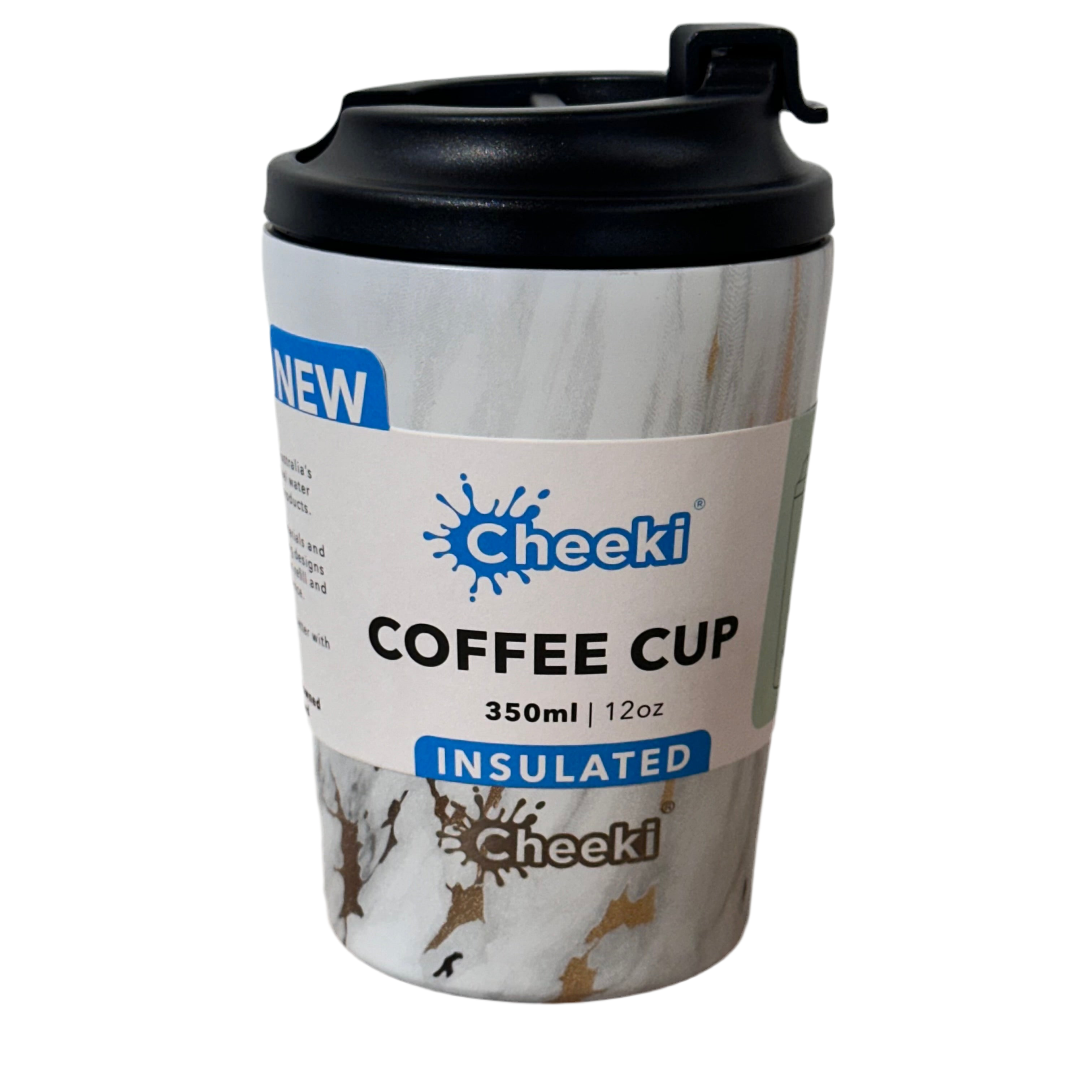 Cheeki - Insulated Coffee Cup 350ml - Marble