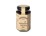 Jar of Crossogue Blackcurrant & Irish Stout Jam on a white background