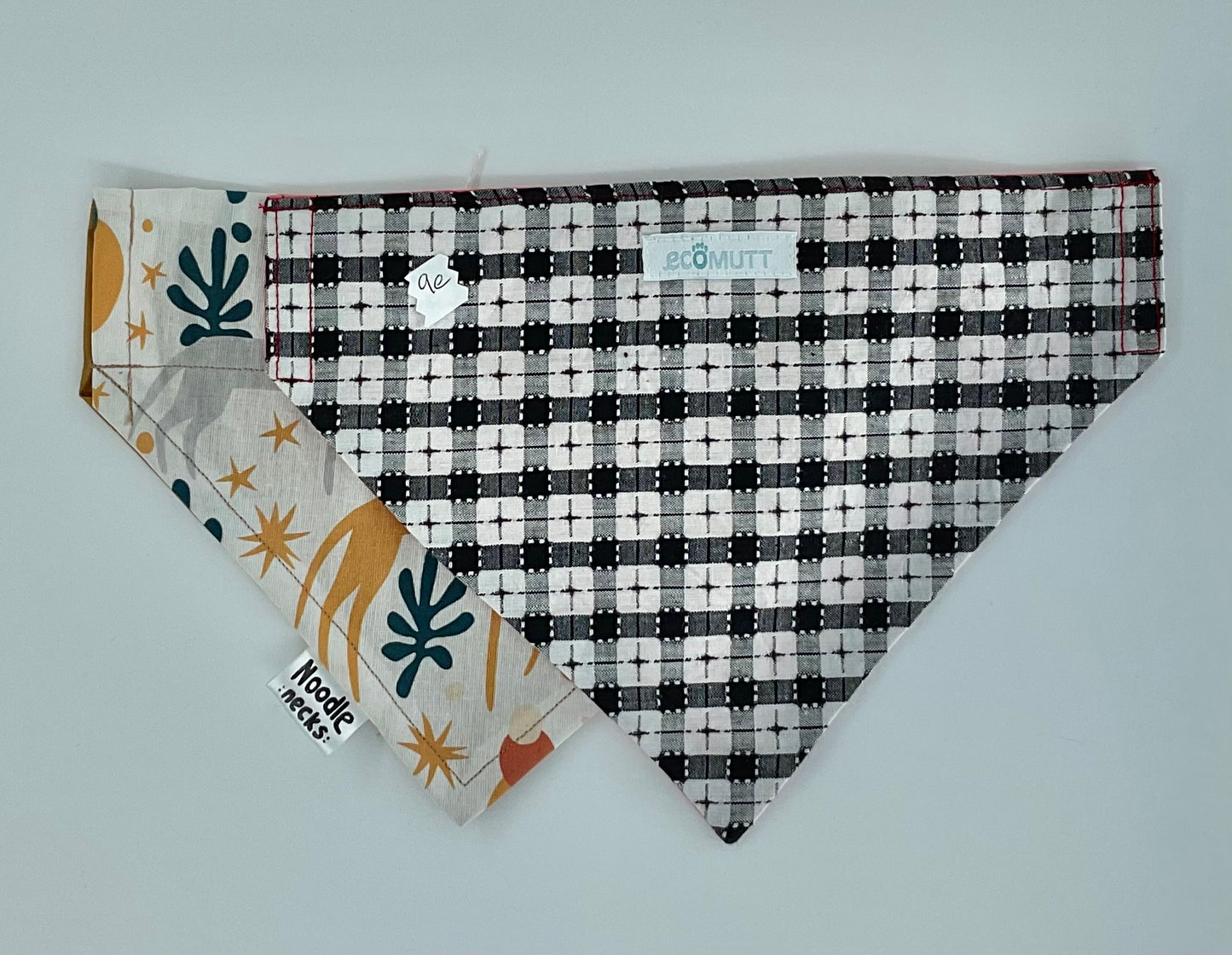 Noodle necks Dog Bandanas- Large