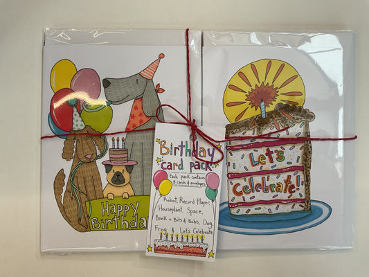 Sarah Cunningham Cards - Birthday Card Pack