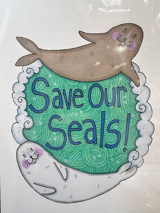 Sarah Cunningham “Save our Seals”A5