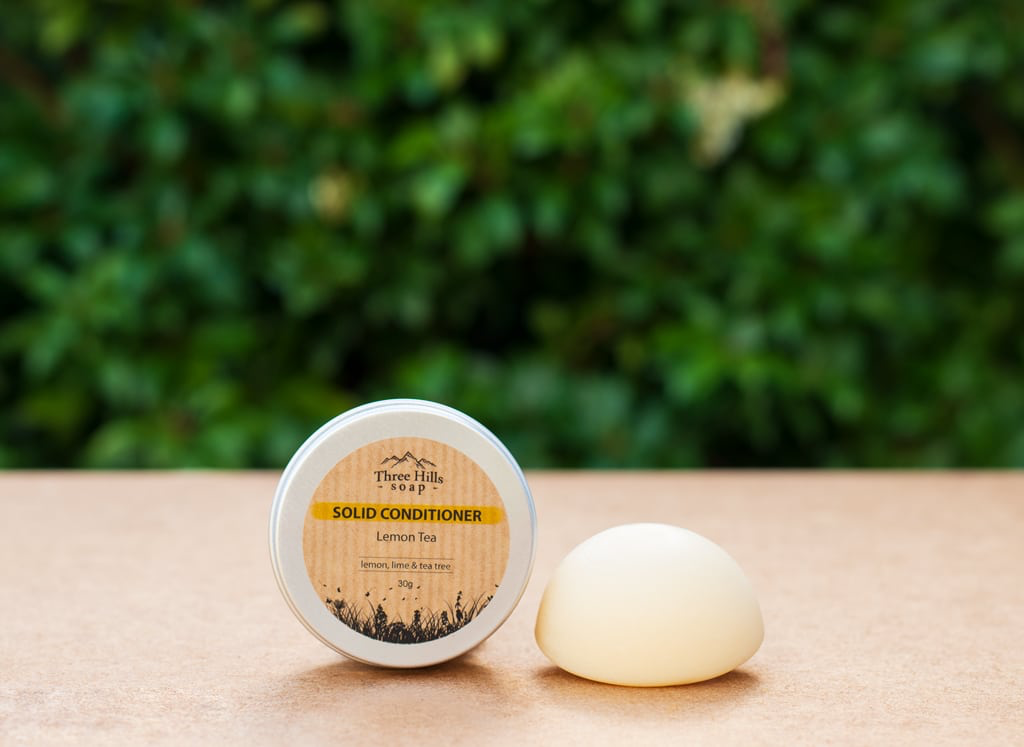 Three Hills Soap Solid Conditioner - Lemon Tea Refills 30g