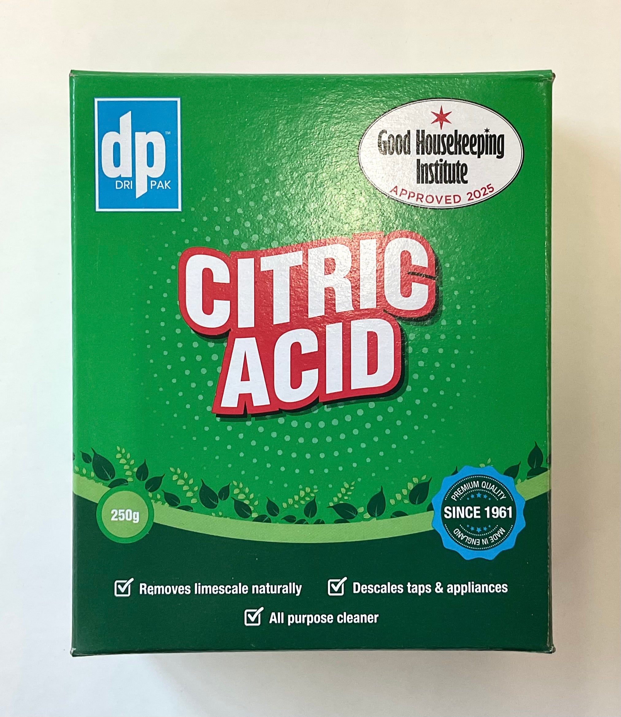 DriPak Citric Acid green box