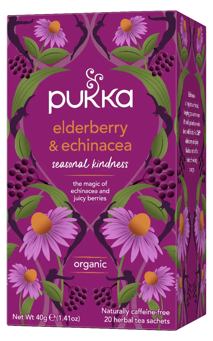 Pukka - Organic Herbal Tea - Elderberry & Echinacea