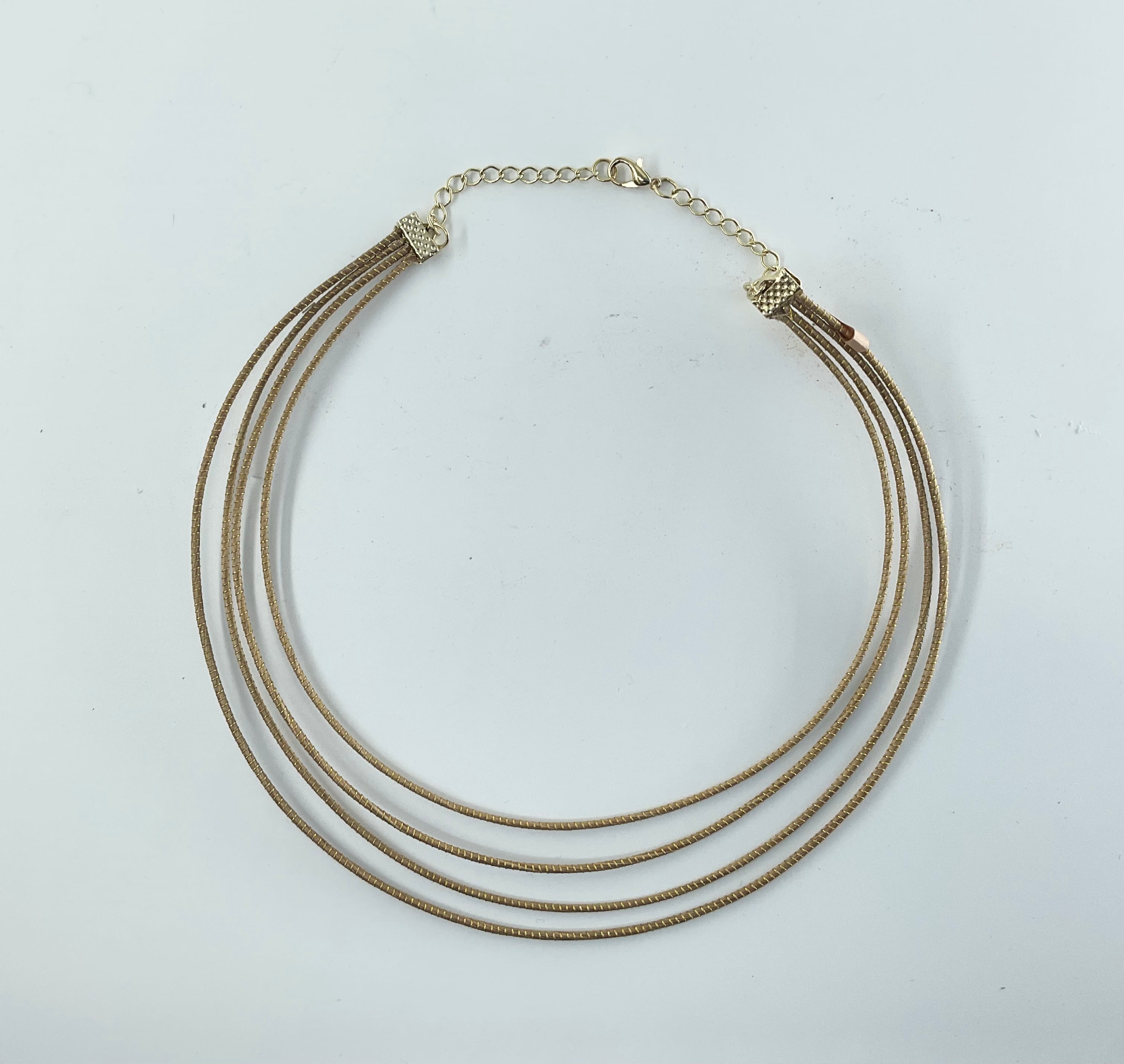 World Design - Gold Grass Necklace