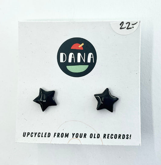 Dana Jewellery Star black Studs