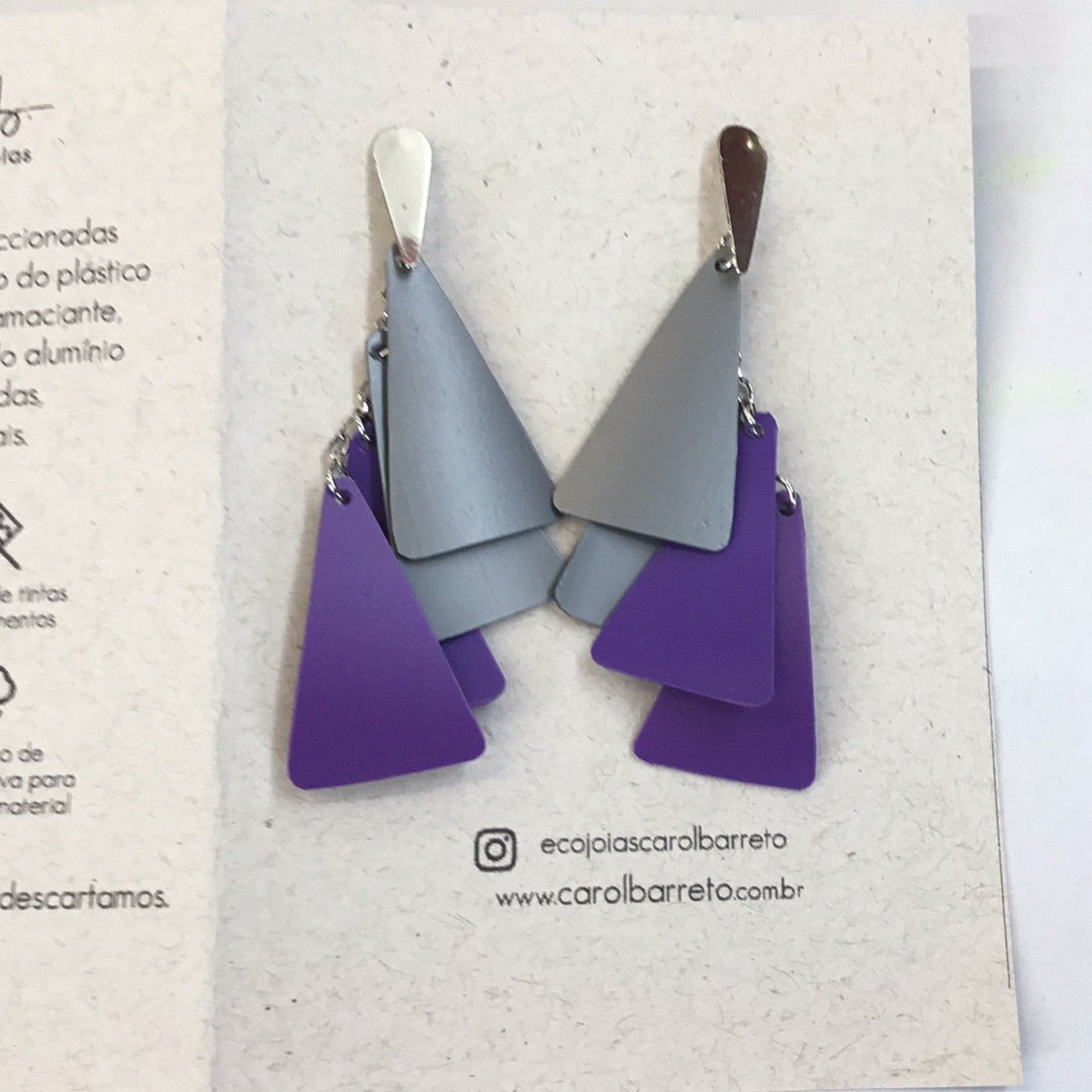 World Design Carol Barreto Recycled Shampoo Bottle Earrings