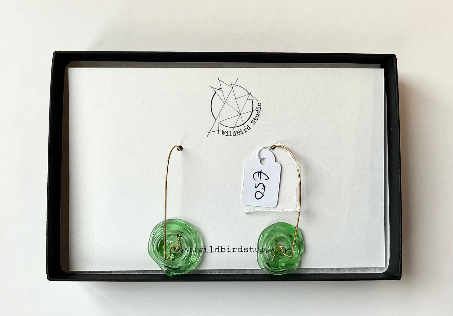 Bottle Jewellery Kidney Earrings