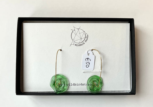 Bottle Jewellery Kidney Earrings