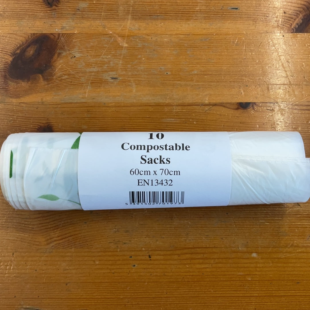 roll of 10 compostable sacks